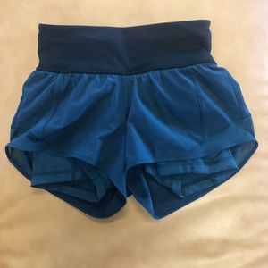 NWOT Lululemon Run Shorts (2.0”) with Longer Liner